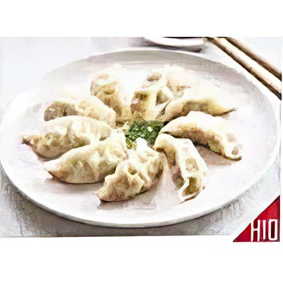 H10. Raviolis grillés au porc (9 pièces) (15 min)