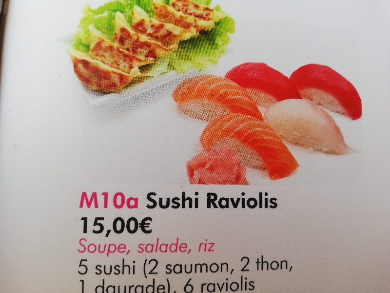 M10A:Sushi raviolis