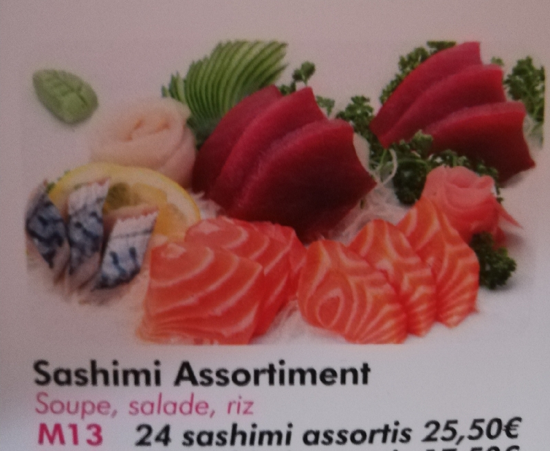 M13:Sashimi assortiment 24 pcs