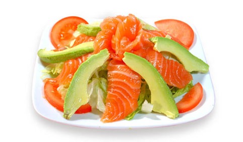 6:Salade saumon avocat