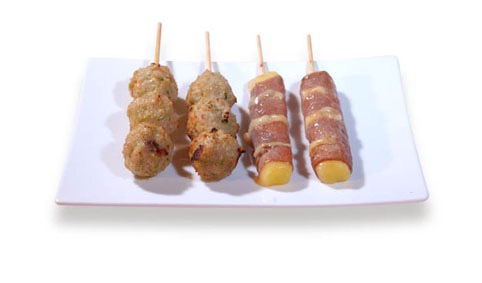 M1:menu 4 brochettes