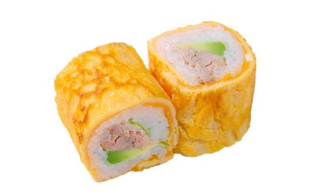 63:Egg Roll thon cuit mayo avocat