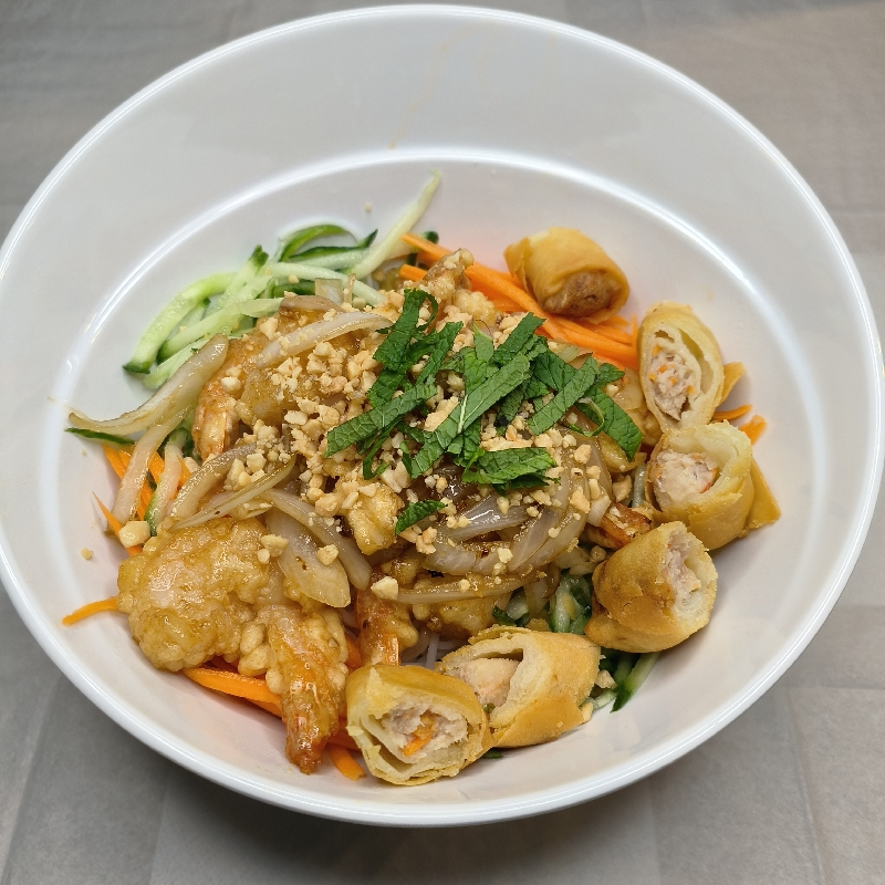 Bo bun aux crevettes🌶️🥗