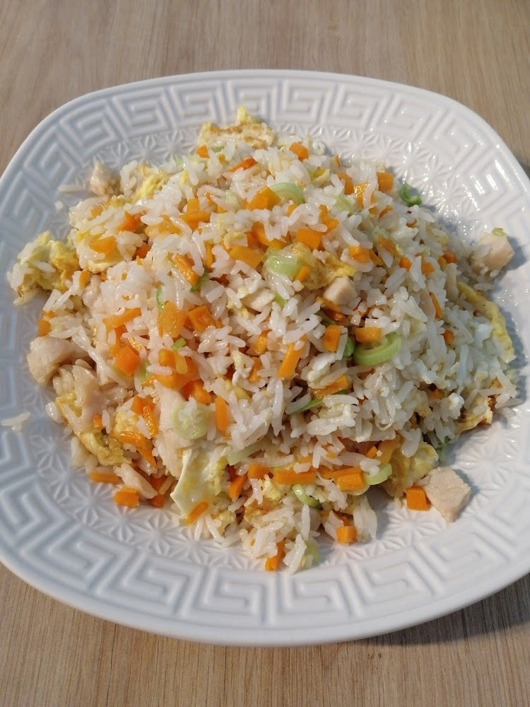 Riz sauté au poulet