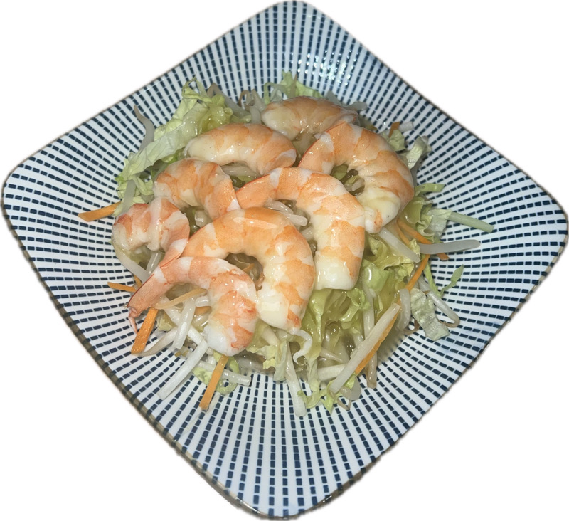14. Salade chinoise au crevette