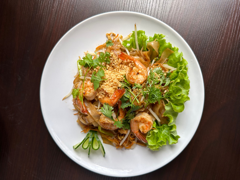 T2. Pad thaï aux crevettes