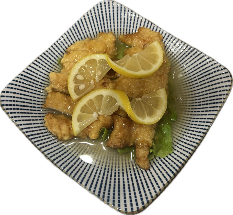 80. Poulet frit au citron