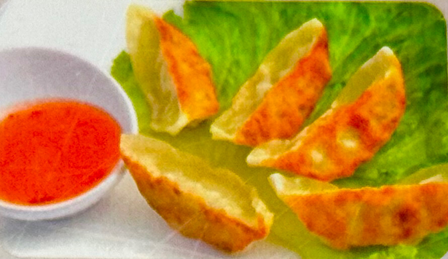 108. Gyozas grillés aux légumes (5 pièces)