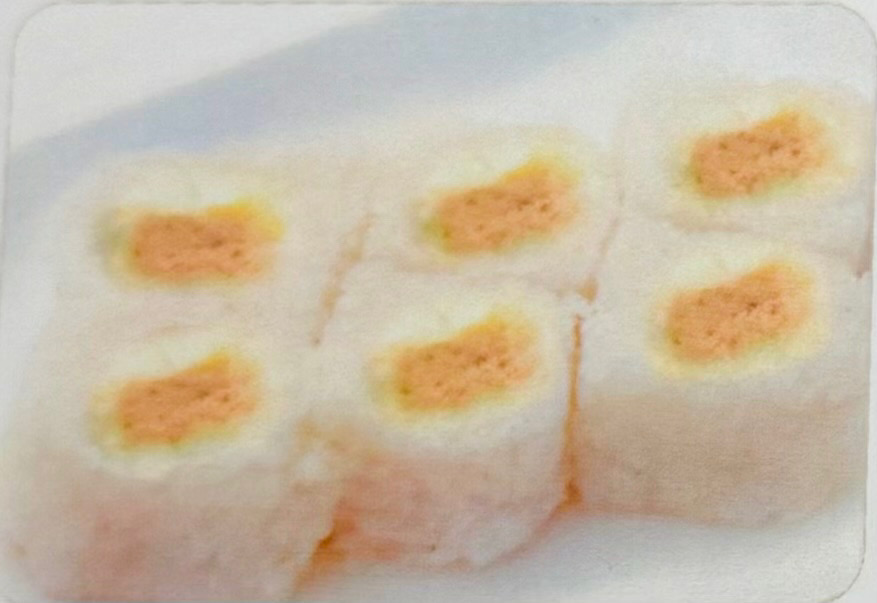 208D. California neige thon cuit cheese (6 pièces)