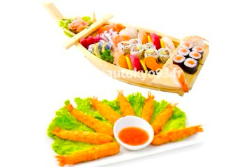 MENU MAISON (POUR 2 PERSONNES)8 pièces de tempura gambas