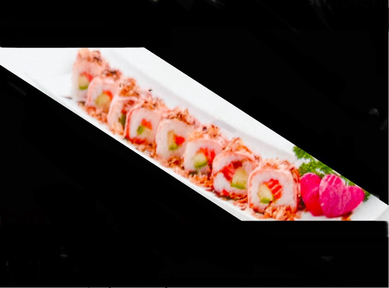 *210T. California tataki sauce piquante (8 pièces)
