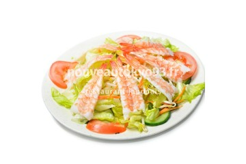 104. Salade de choux aux crevettes
