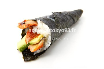 503. Témaki california Avocat + Anguille
