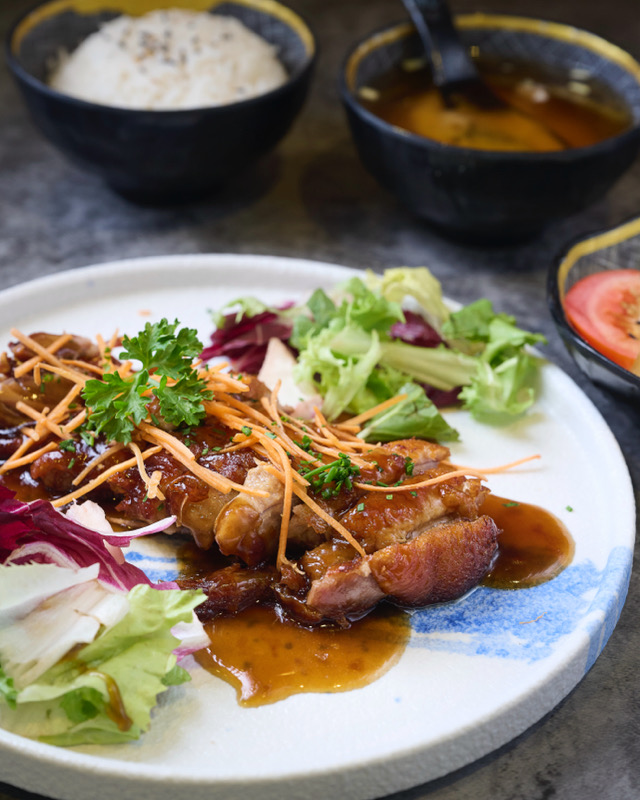 Canard laqué sauce miel