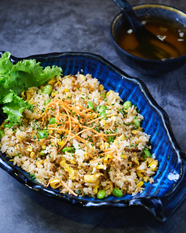 Riz sautée avec tobikko