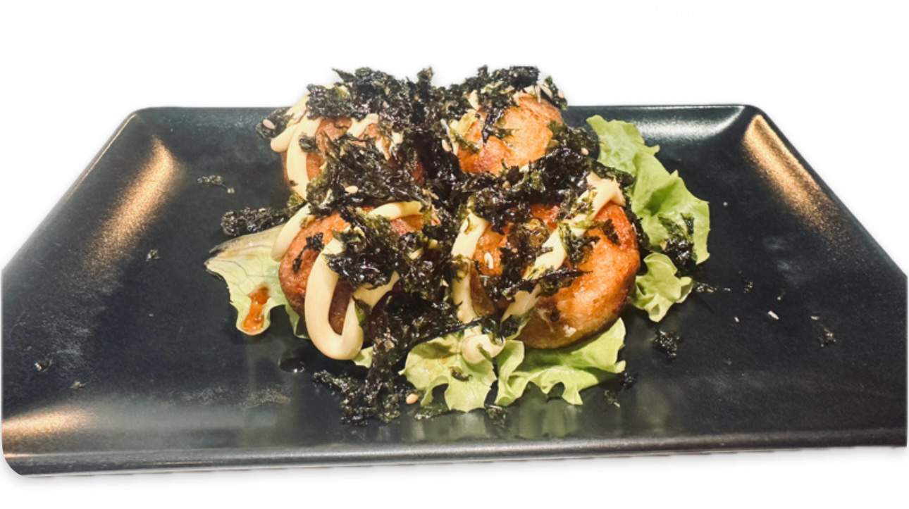 P21 Takoyaki( Boulette de poulpes,algue)