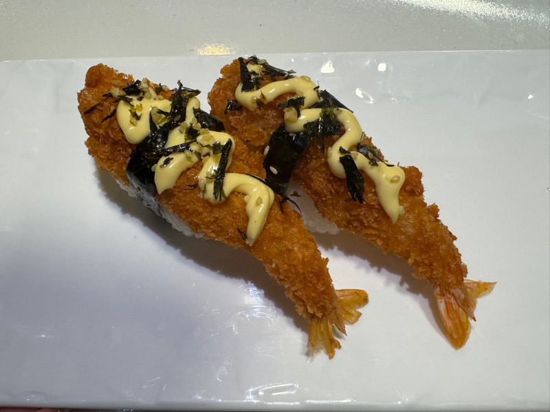 u16 sushi tempura crevette
