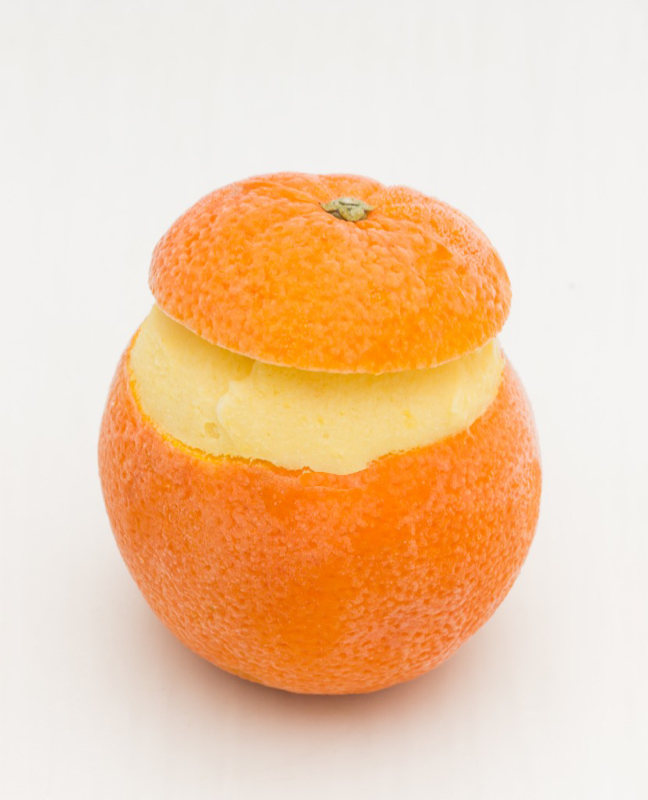 Orange givre