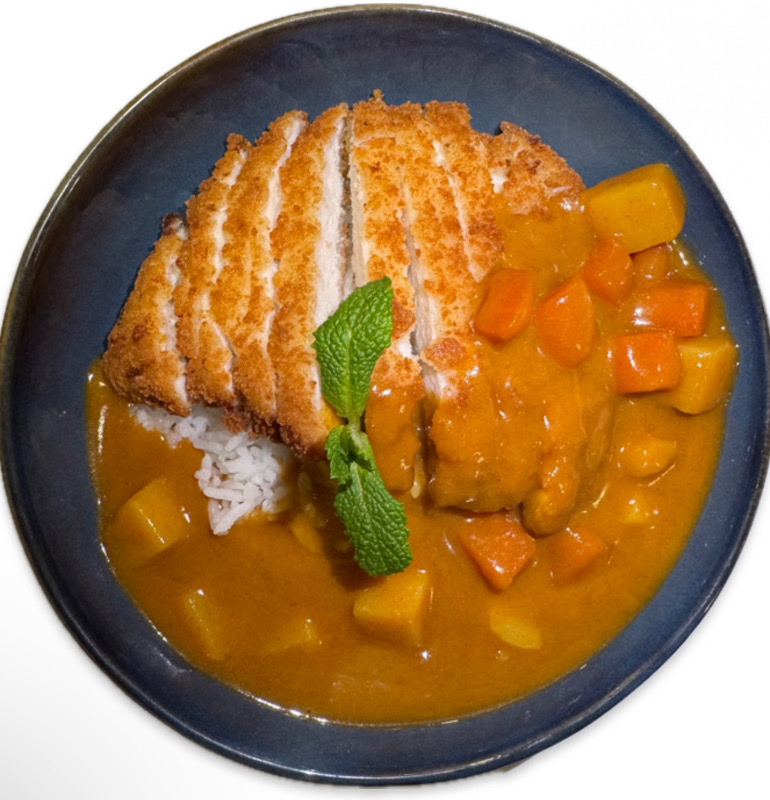 Curry 1 (poulet pané)