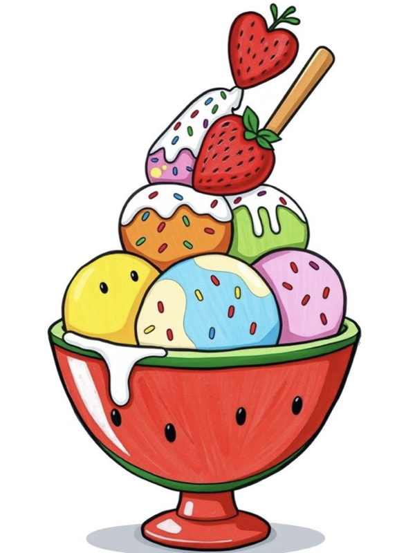 1 boule de Glace sorbet