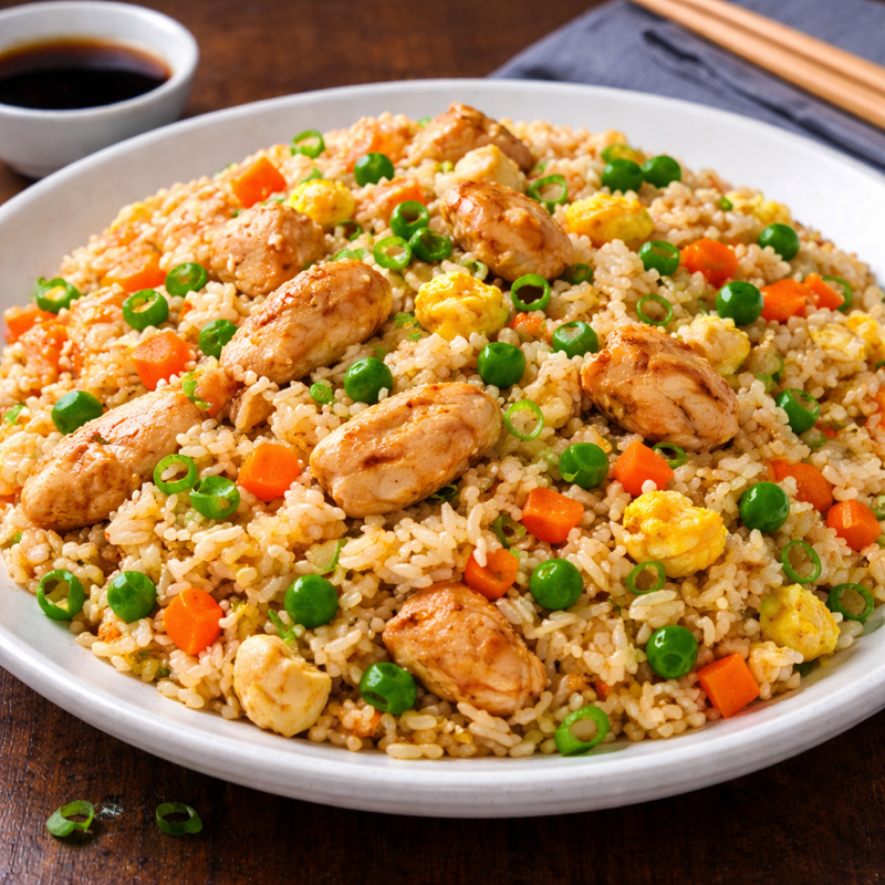 P8: Riz Sauté au Poulet (Poulet)