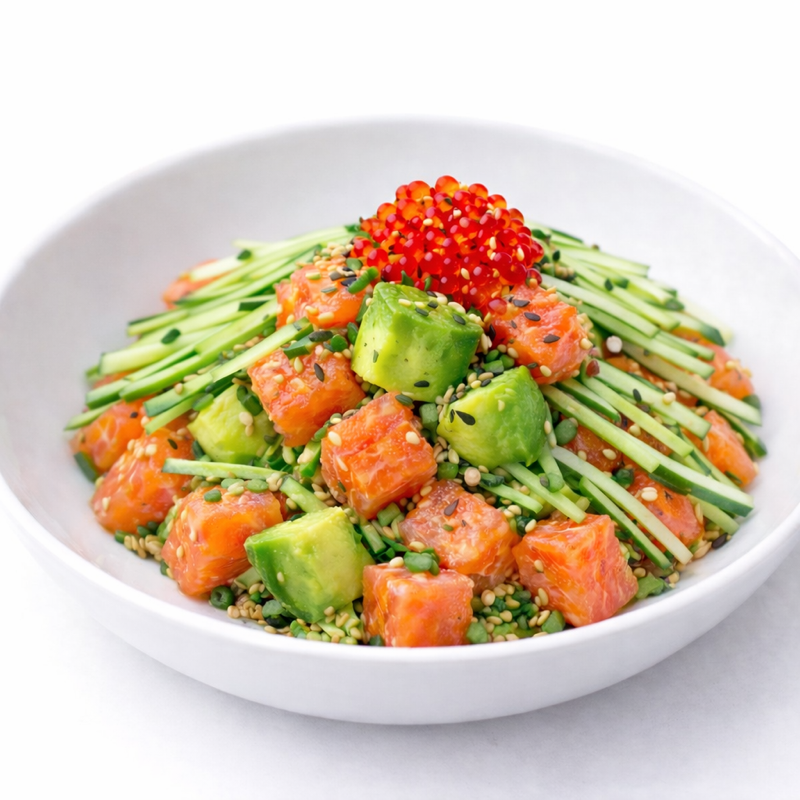 SAUMON, CONCOMBRE & AVOCAT
