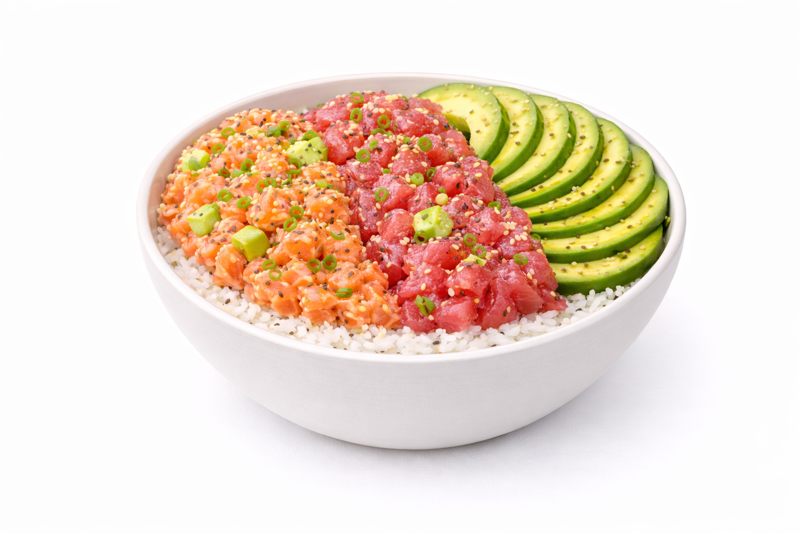 CH6: Chirashi Tartare Saumon, Tartare Thon & Avocat