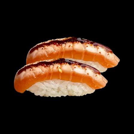 N5: Nigiri Saumon Teriyaki 2 pcs