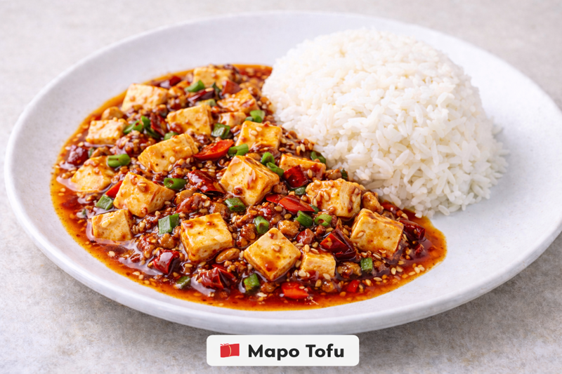 P25: Mapo Tofu 🌶️ (Végétarien)