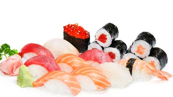 M21. 10 Sushi, 6 Maki