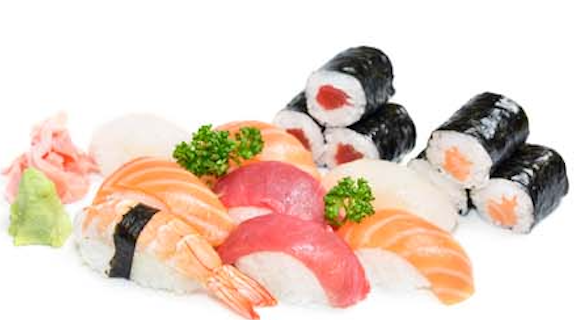 M20. 8 Sushi, 6 Maki