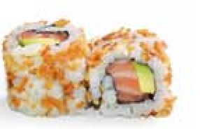 T7. Oignon frit saumon avocat