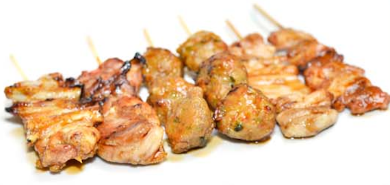 B6. 6 Brochettes