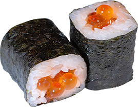 214 Maki oeuf de saumon (Ikura maki)