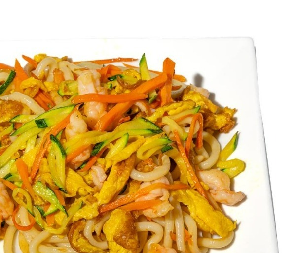 20. Japenese Spaghetti with Shrimps (1,3,4,6)