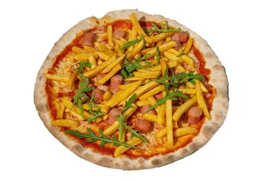 104. Sausage with chips (1,7,12)