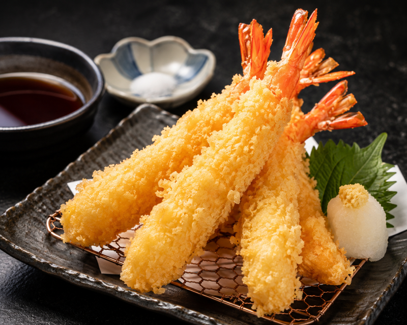 crevette tempura 2 pieces (grand)