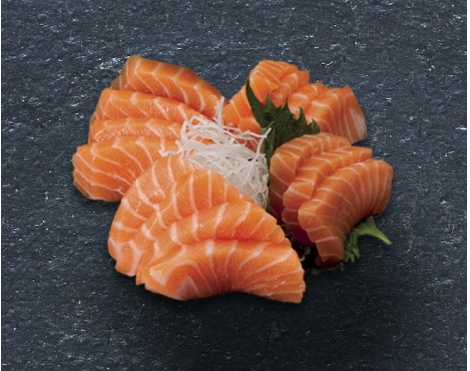 Sashimi saumon(8 tranches)