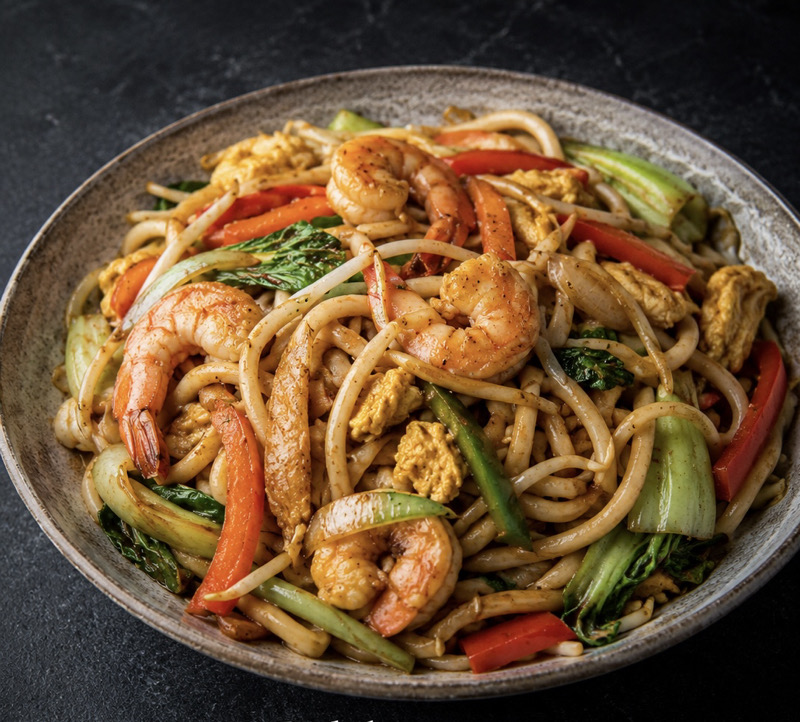 Nouille udon sauté