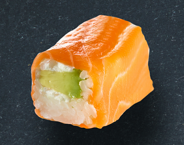 Saumon roll avocat cheese
