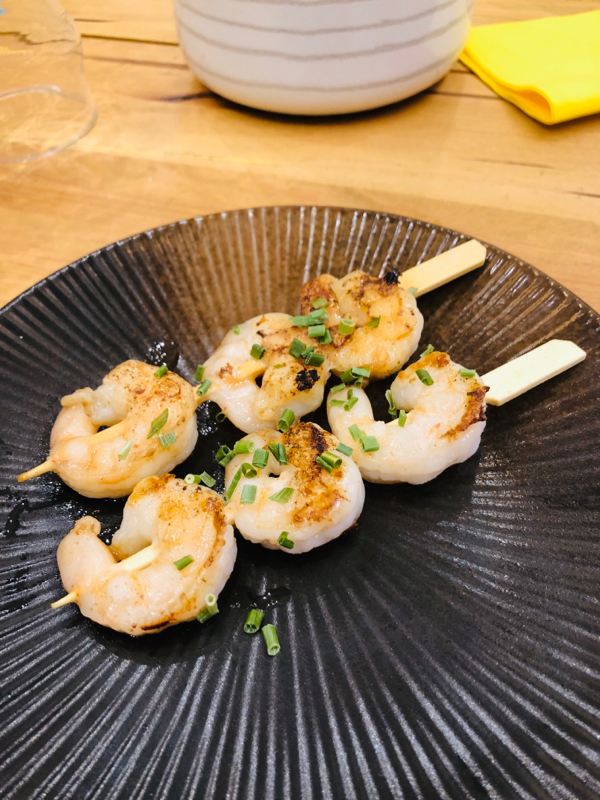 brochette crevette