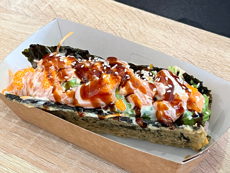 sushi taco saumon