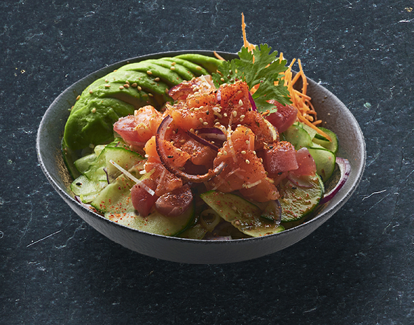 Poké bowl Mariné