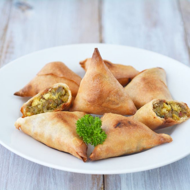 Samoussa au poulet - Samosas Hähnchen