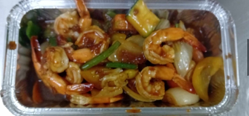 Crevettes sauté