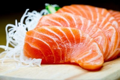 1 Sashimi de saumon