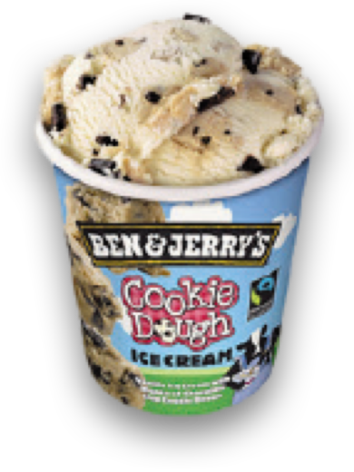 Ben & Jerry cookie dough petit