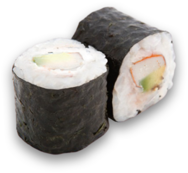Maki avocat surimi