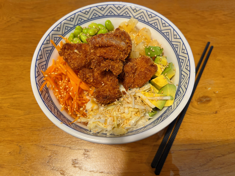 POKE BOWL TORI FURAI👍👍