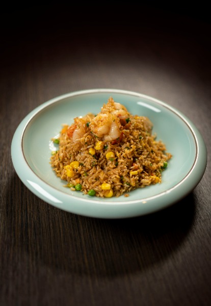 Riz sauté aux gambas